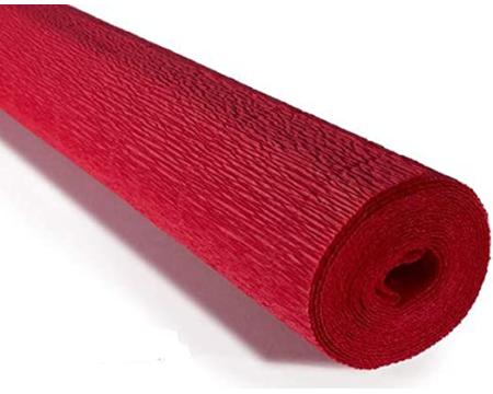 Krepp-paber 50cmx2,5m 180g Scarlet Red