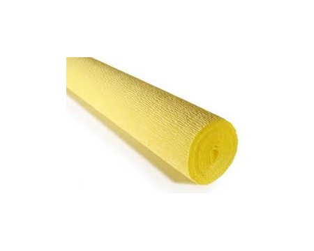 Krepp-paber 50cmx2,5m 180g helekollane