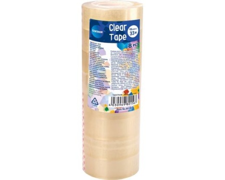Kleeplint Centrum 19mm x 33m x 8tk läbip