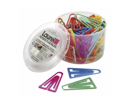 Kirjaklambrid Wedo 25mm 100tk/pk plastik