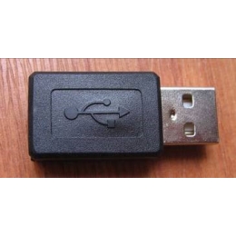 Adapter microUSB to USB A pistik