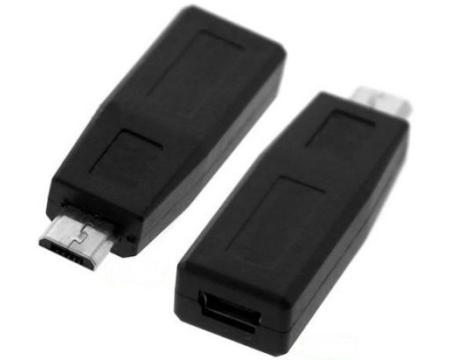 Adapter miniUSB pesa microUSB pistik