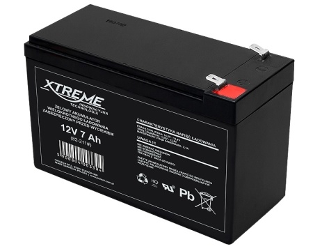 Aku 12V 7,0Ah XTREME UPS-ile.
