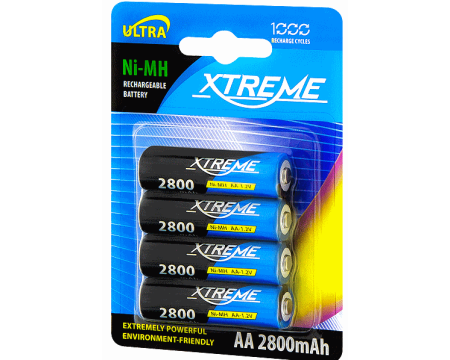 Akud AA 2800mAh  4tk pakis Xtreme