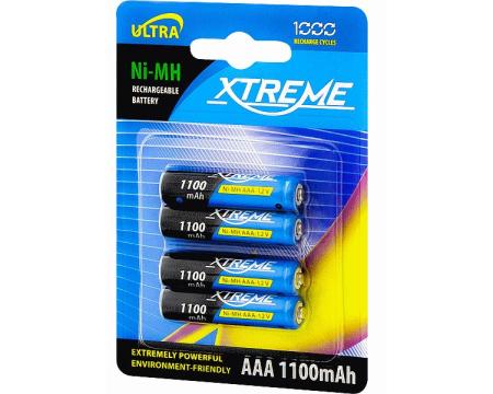 Akud AAA 1100mAh 4tk pakis Xtreme