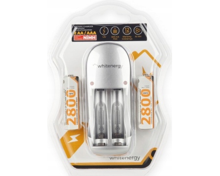 Akulaadija+ 2xAA 2800mAh akut WE