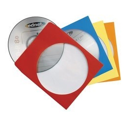 CD ümbrik paberist aknaga 4 värvi 100tk
