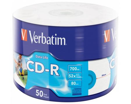 CD-R 50 pack Verbatim Printable