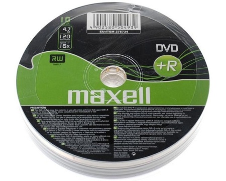 DVD+R 10 pack Maxell