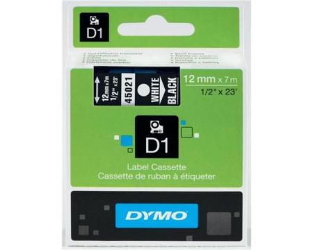 Kleepkirjalint Dymo D1 12mm x7m v/mustal