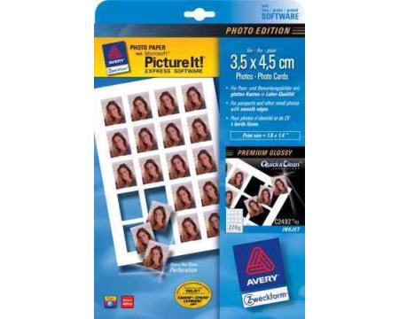 Fotopaber A4 220g 3,5x4,5 glossy, 200tk