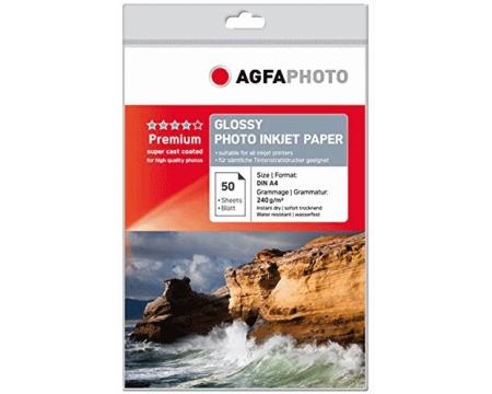 Fotopaber A4 240g glossy 50tk AgfaPhoto