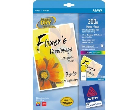 Fotopaber A4 Avery 200g 25l matt