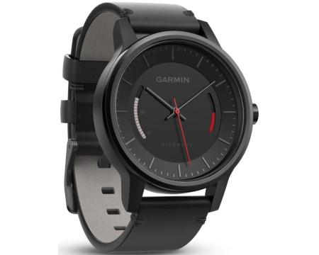 Garmin Vivomove Classic-must nahkrihm*