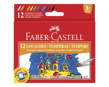 Guass Faber-Castell 15ml 12värvi