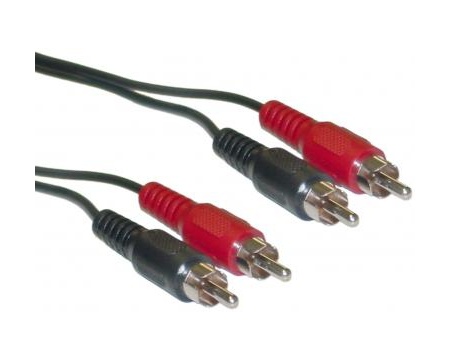 Kaabel AV 2xRCA pistik, 2xRCA pistik 10m