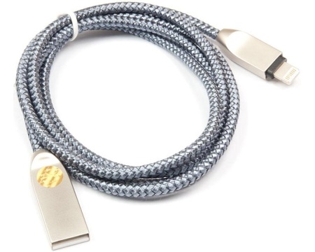 Kaabel iPhone 6,7,8 Braided Strong Silve