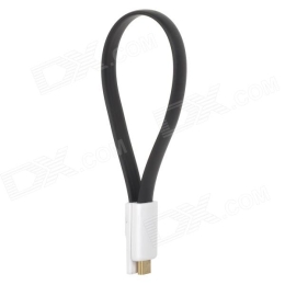 Kaabel microUSB-USB Magnes 20cm black