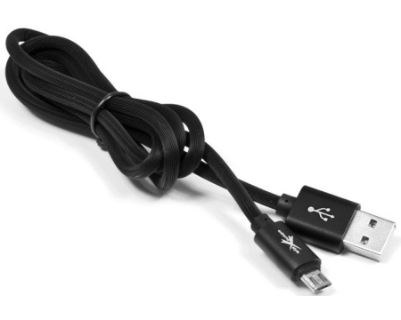 Kaabel microUSB-USB Silikon Black