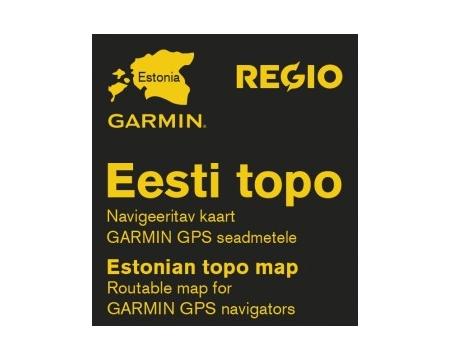 Kaart Regio Eesti TOPO Garminile