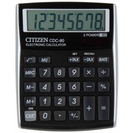 Kalkulaator Citizen CDC-80BK lauale
