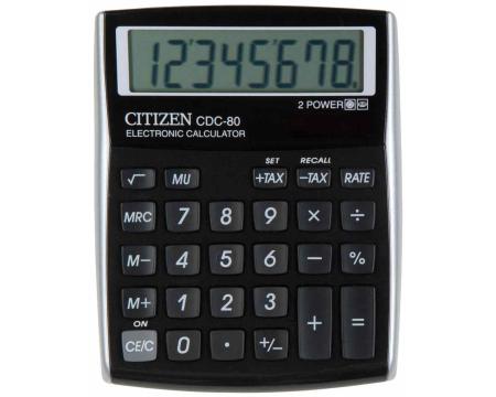 Kalkulaator Citizen CDC-80BK lauale