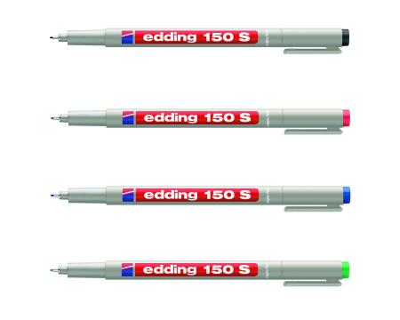 Kilemarker Edding mahapühit 0,3mm punane