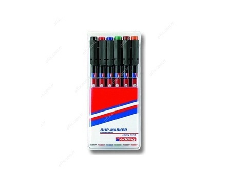 Kilemarker Edding veekind.0,3mm 6 värvi