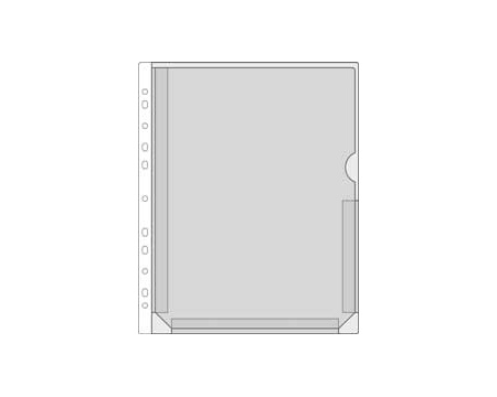 Kiletasku F A4 PVC Känguru köidetav