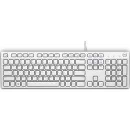 Klaviatuur Dell KB216 ENG USB, white