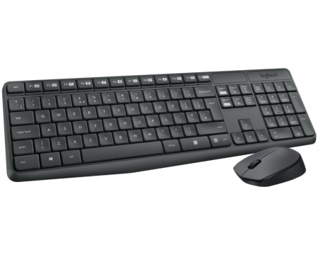 Klaviatuur+hiir Logitech wireles MK235US