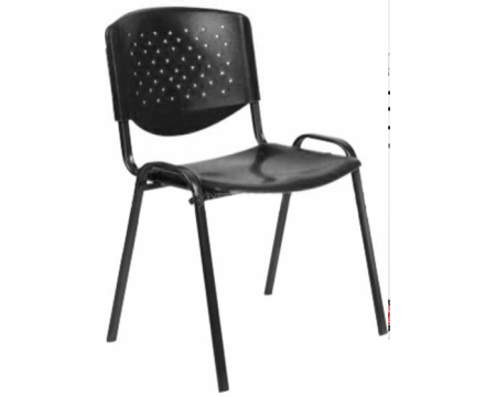 Klienditool Evita CLP plastik, must