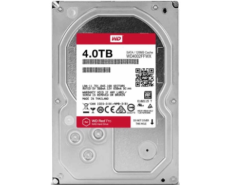 Kõvaketas 4TB WD RED PRO 128MB 7200rpm