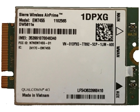 LTE modem Dell EM7455