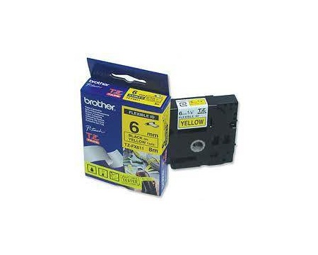 Lint Brother TZE-611 must kollasel 6mm