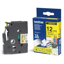 Lint Brother P-Touch TZE-631 must kollasel 12mm