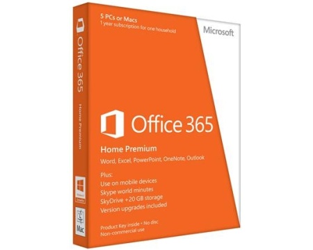 MS Office 365 Home Premium est 5PC/1a oe