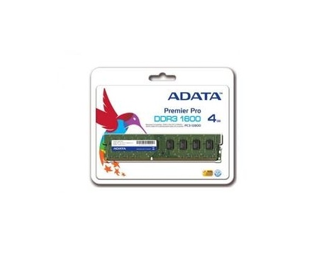 Mälu 4GB DDR3 1600MHz Adata