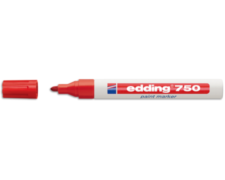 Marker Edding paint veek. 2-4mm punane