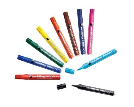 Marker Edding permanent 1,5-3mm punane*