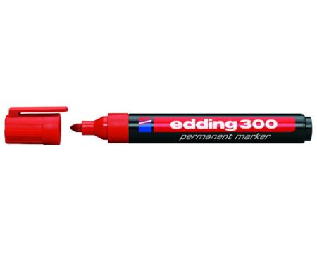 Marker Edding permanent 1,5-3mm punane