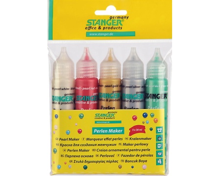 Marker pärlmutter 5x25ml 5 värvi