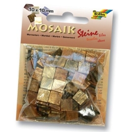 Mosaiik-kivid 10x10mm 190tk pruun*