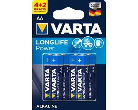 Patarei AA LR06 Varta LongLife 6tk