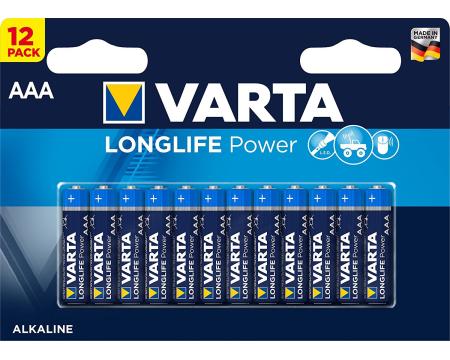 Patarei AAA LR03 Varta LongLife 12tk