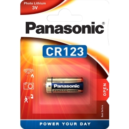 Patarei CR123A Panasonic Lithium