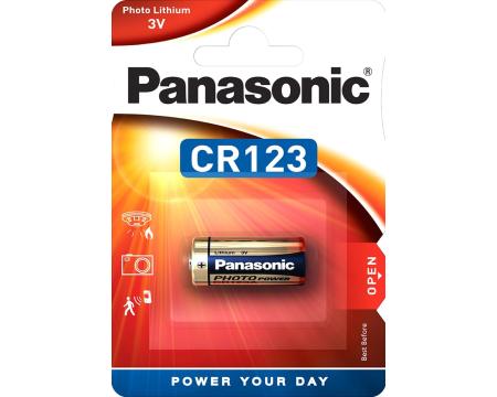 Patarei CR123A Panasonic Lithium