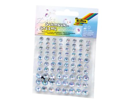 Plastjuveelid CrystalRainbow 80tk liimuv