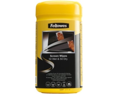 Puhastuslapid LCD-le 50+50tk Fellowes
