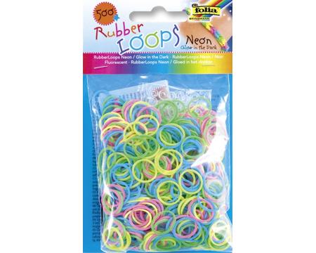 Rubber Loops 500tk/pk neoon helendav*